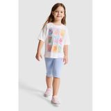 U.S. Polo Assn. Kız Çocuk Beyaz Pijama Takım 50326618-VR013