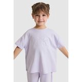 U.S. Polo Assn. Kız Çocuk Bisiklet Yaka Lila Tişört 50325722-VR034 - 10 - 11 Yaş