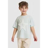 U.S. Polo Assn. Kız Çocuk Bisiklet Yaka Su Yeşili Tişört 50325658-VR083 - Nil - 10 - 11 Yaş