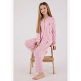 U.S. Polo Assn Kız Çocuk Bordo Gömlek Pijama Takımı US2326-C-V1