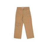 U.S. Polo Assn. Kız Çocuk Camel Kargo Kanvas Pantolon 50300869-vr015
