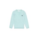 U.S. Polo Assn. Kız Çocuk Fuşya Bisiklet Yaka Basic Kazak 50293586-vr252