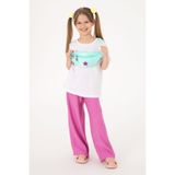 U.S. Polo Assn. Kız Çocuk Fuşya Loose Fit Modal Karışımlı Kanvas Pantolon 50309120-vr023