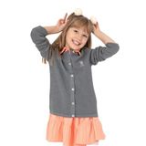 U.S. Polo Assn. Kız Çocuk Gri Melanj Hırka (Triko) 50294745-VR086 - 3 - 4 Yaş