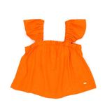 U.S. Polo Assn. Kız Çocuk Kiremit Kısa Kollu Gömlek 50270425-VR031 - 8 - 9 Yaş
