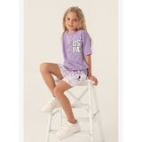 U.S. Polo Assn. Kız Çocuk Kız Çocuk Lila Pijama Takımı 50290945 VR034