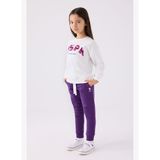 U.S. Polo Assn. Kız Çocuk Kız Çocuk Mor Pijama Takımı 50299748 VR071