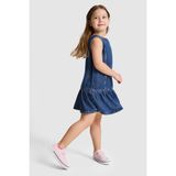 U.s. Polo Assn. Kız Çocuk Koyu Mavi Elbise (Jean) 50321524-DN0023 - Dark Blue - 8 - 9 Yaş