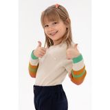 U.S. Polo Assn. Kız Çocuk Krem Bisiklet Yaka Kazak 50297224-VR071 - 13 - 14 Yaş