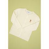U.S. Polo Assn. Kız Çocuk Krem Düğmeli Bisiklet Yaka Triko Hırka 50316292-VR256 - İnci - 8 - 9 Yaş