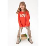 U.S. Polo Assn. Kız Çocuk Kum Kanvas Pantolon 50301376-VR085 - 4 - 5 Yaş - Dropsuz