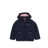 U.S. Polo Assn. Kız Çocuk Lacivert Kapüşonlu Mont 50313057-VR033