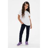 U.S. Polo Assn. Kız Çocuk Lacivert Pantolon (Kanvas-Chino) 50309130-VR033, 10-11 Yaş