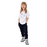 U.S. Polo Assn. Kız Çocuk Lacivert Pantolon (Kanvas-Chino) 50309130-VR033, 12-13 Yaş