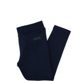 U.S. Polo Assn. Kız Çocuk Lacivert Scuba Kumaş Şardonlu Tayt 50316867-VR033 - 3 - 4 Yaş