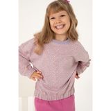 U.S. Polo Assn. Kız Çocuk Lila Bisiklet Yaka Sweatshirt 50298156-VR034 - 5 - 6 Yaş