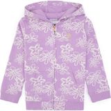 U.S. Polo Assn. Kız Çocuk Lila Kapüşonlu Fermuarlı Çiçekli Sweatshirt 50317959-VR034 - 9 - 10 Yaş