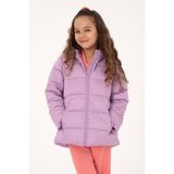 U.S. Polo Assn. Kız Çocuk Lila Kapüşonlu Kaban 50313073-VR034