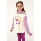 U.S. Polo Assn. Kız Çocuk Lila Kapüşonlu Sweatshirt 50318011-VR034
