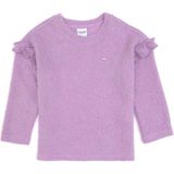 U.S. Polo Assn. Kız Çocuk Lila Kolları Fırfırlı Bisiklet Yaka Sweatshirt 50317904-VR034 - 6 - 7 Yaş