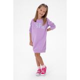 U.S. Polo Assn. Kız Çocuk Lila Payet Detaylı Bisiklet Yaka Sweat Örme Elbise 50314313-VR034 - 10 - 11 Yaş