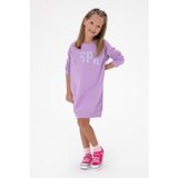 U.S. Polo Assn. Kız Çocuk Lila Payet Detaylı Bisiklet Yaka Sweat Örme Elbise 50314313-VR034