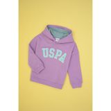 U.S. Polo Assn. Kız Çocuk Lila Şardonlu Kapüşonlu Sweatshirt 50317890-VR034 - 13 - 14 Yaş