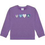 U.S. Polo Assn. Kız Çocuk Lila Sweatshirt 50256253-VR034 - 12 - 13 Yaş