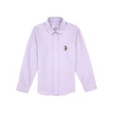 U.S. Polo Assn. Kız Çocuk Lila Uzun Kollu Basic Gömlek 50317629-VR245