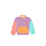 U.S. Polo Assn. Kız Çocuk Lila Yarım Fermuarlı Sweatshirt 50314258-VR034