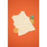 U.S. Polo Assn. Kız Çocuk Limon Kolsuz Basic Tişört 50306215-VR035