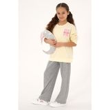 U.S. Polo Assn. Kız Çocuk Limon Pijama Takım 50318953-VR035