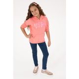 U.S. Polo Assn. Kız Çocuk Mavi Skinny Fit Yüksel Bel Jean Pantolon 50314316-DN0022