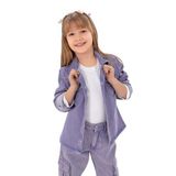 U.s. Polo Assn. Kız Çocuk Menekşe Gömlek Jean 50291152-vr037