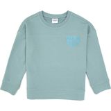 U.S. Polo Assn. Kız Çocuk Mint Simli Baskı Detaylı Bisiklet Yaka Basic Sweatshirt 50314289-VR090 - 10 - 11 Yaş