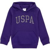 U.S. Polo Assn. Kız Çocuk Mor Kapüşonlu Basic Sweatshirt 50296388-VR038 - Mor 00 - 8 - 9 Yaş
