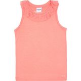 U.S. Polo Assn. Kız Çocuk Pembe Bisiklet Yaka Fırfır Detaylı Kolsuz Tişört 50306242-VR041 - 9 - 10 Yaş
