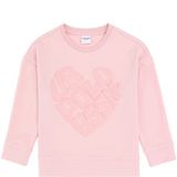 U.S. Polo Assn. Kız Çocuk Pembe Bisiklet Yaka Sweatshirt 50296378-VR041 - 10 - 11 Yaş