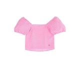 U.S. Polo Assn. Kız Çocuk Pembe Kısa Kollu Gömlek 50264230-VR041 - 12 - 13 Yaş - Pembe-01