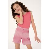 U.S. Polo Assn. Kız Çocuk Pembe Kolsuz Basic Tişört 50306215-VR167 - Koyu Pembe - 4 - 5 Yaş