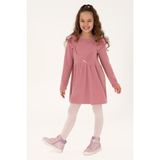 U.S. Polo Assn. Kız Çocuk Pembe Örme Elbise 50318088-VR167 - 13 - 14 Yaş - Koyu Pembe