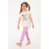 U.S. Polo Assn. Kız Çocuk Pembe Pantolon (Kanvas-Chino) 50309130-VR041, 12-13 Yaş