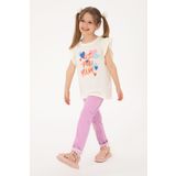 U.S. Polo Assn. Kız Çocuk Pembe Toothpick Fit Kanvas Pantolon 50309130-vr041