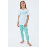 U.S. Polo Assn. Kız Çocuk Pijama Takımı, Beyaz, 14-15 Yaş