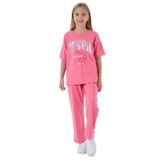U.S. Polo Assn. Kız Çocuk Pijama Takımı, Pembe, 10-11 Yaş