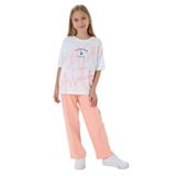 U.S. Polo Assn. Kız Çocuk Pijama Takımı, Turuncu, 6-7 Yaş