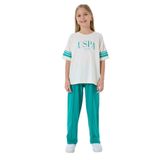 U.S. Polo Assn. Kız Çocuk Pijama Takımı, Yeşil, 10-11 Yaş