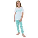 U.S. Polo Assn. Kız Çocuk Pijama Takımı, Yeşil, 12-13 Yaş