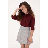U.S. Polo Assn. Kız Çocuk Plum Gömlek Basic 50317666-VR177