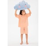 U.S. Polo Assn. Kız Çocuk Somon Pijama Takım 50312537-VR047